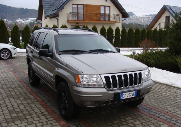 Jeep Grand Cherokee cena 28500 przebieg: 257000, rok produkcji 2002 z Limanowa małe 79